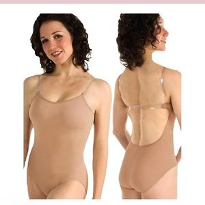Body Wrappers camisole with clear straps size XL